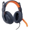 Logitech Zone Learn Ενσύρματα Over Ear Ακουστικά Μπλε
