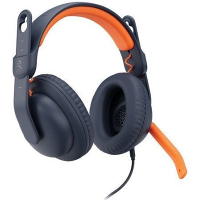 Logitech Zone Learn Ενσύρματα Over Ear Ακουστικά Μπλε