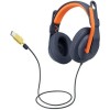 Logitech Zone Learn Classic Blue On Ear Multimedia Ακουστικά με μικρόφωνο και σύνδεση USB-C σε Μπλε χρώμα