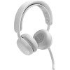 Logitech Zone Wireless 2 ES Off-White Teams Version On Ear Multimedia Ακουστικά με μικρόφωνο και σύνδεση Bluetooth σε Λευκό χρώμα