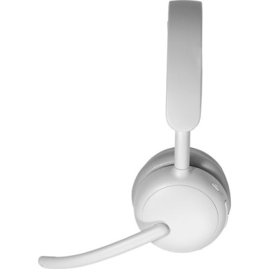 Logitech Zone Wireless 2 ES Off-White Teams Version On Ear Multimedia Ακουστικά με μικρόφωνο και σύνδεση Bluetooth σε Λευκό χρώμα