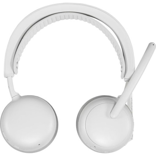 Logitech Zone Wireless 2 ES Off-White Teams Version On Ear Multimedia Ακουστικά με μικρόφωνο και σύνδεση Bluetooth σε Λευκό χρώμα
