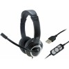 Conceptronic POLONA01B On Ear Multimedia Ακουστικά με μικροφωνο και σύνδεση USB-A
