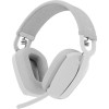 Logitech Zone Vibe 100 Ασύρματα On Ear Multimedia Ακουστικά με μικροφωνο και σύνδεση Bluetooth σε Λευκό χρώμα