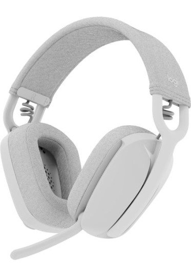 Logitech Zone Vibe 100 Ασύρματα On Ear Multimedia Ακουστικά με μικροφωνο και σύνδεση Bluetooth σε Λευκό χρώμα