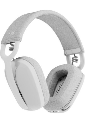 Logitech Zone Vibe 100 Ασύρματα On Ear Multimedia Ακουστικά με μικροφωνο και σύνδεση Bluetooth σε Λευκό χρώμα