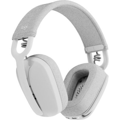 Logitech Zone Vibe 100 Ασύρματα On Ear Multimedia Ακουστικά με μικροφωνο και σύνδεση Bluetooth σε Λευκό χρώμα