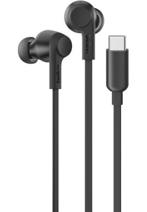 Belkin G3H0003HQBK In-ear Handsfree Ακουστικά με Βύσμα USB-C Μαύρο