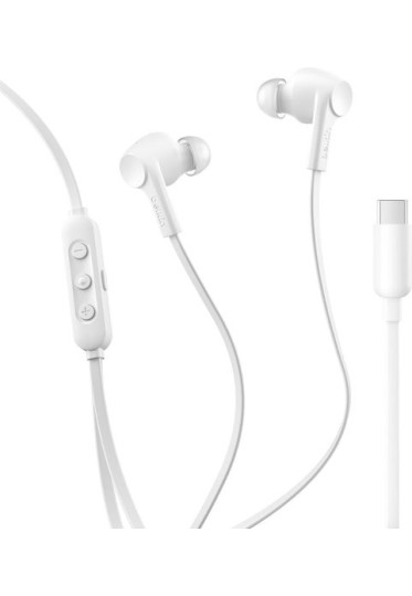 Belkin G3H0003hqWH In-ear Handsfree Ακουστικά με Βύσμα USB-C Λευκό