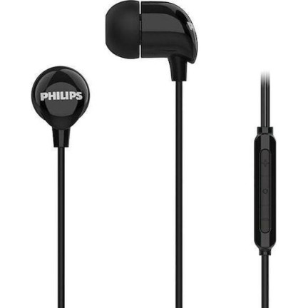 Philips TAE2146BK In-ear Handsfree Ακουστικά με Βύσμα USB-C Μαύρο