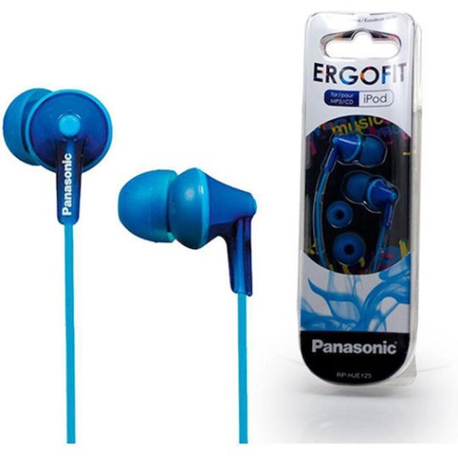Panasonic Ακουστικά Ψείρες In Ear RP-HJE125 Μπλε