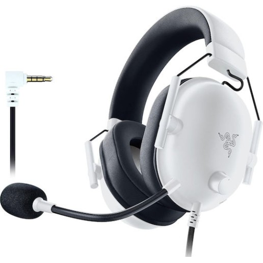 Razer BLACKSHARK V2 X Over Ear Gaming Headset με σύνδεση 3.5mm Λευκό