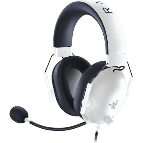 Razer BLACKSHARK V2 X Over Ear Gaming Headset με σύνδεση 3.5mm Λευκό