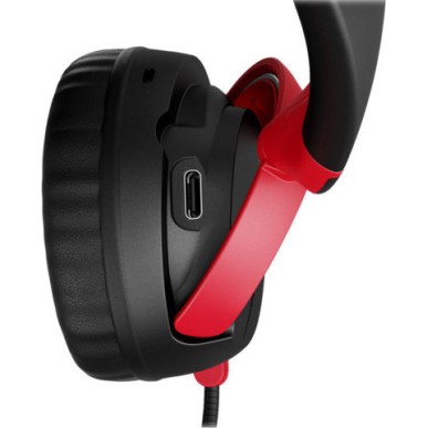HyperX Cloud Mini On Ear Gaming Headset με σύνδεση 3.5mm Red/Black for Nintendo Switch / PC / PS4 / PS5 / XBOX