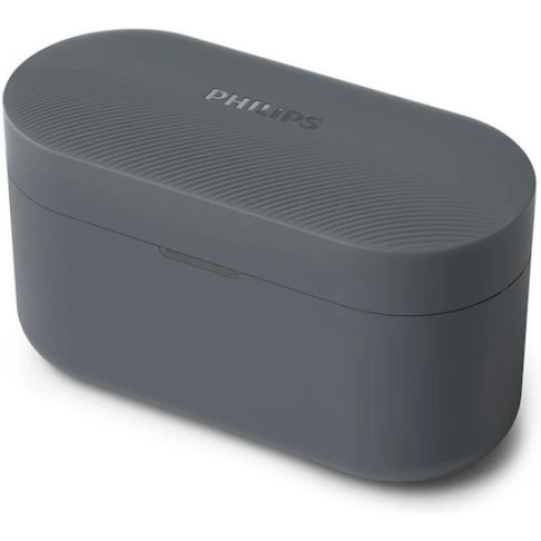 Philips TAT3509 In-ear Bluetooth Handsfree Ακουστικά με Αντοχή στον Ιδρώτα και Θήκη Φόρτισης Γκρι