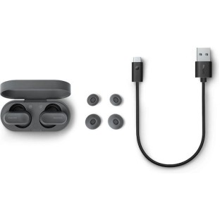 Philips TAT3509 In-ear Bluetooth Handsfree Ακουστικά με Αντοχή στον Ιδρώτα και Θήκη Φόρτισης Γκρι