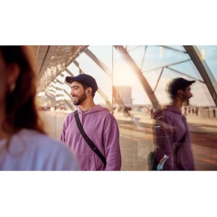 Philips TAT3509 In-ear Bluetooth Handsfree Ακουστικά με Αντοχή στον Ιδρώτα και Θήκη Φόρτισης Γκρι
