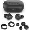 Jlab JBuds Air Bluetooth Handsfree Ακουστικά με Αντοχή στον Ιδρώτα και Θήκη Φόρτισης Μαύρα