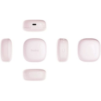 Xiaomi Redmi Buds 6 Play Bluetooth Handsfree Ακουστικά με Αντοχή στον Ιδρώτα και Θήκη Φόρτισης Ροζ