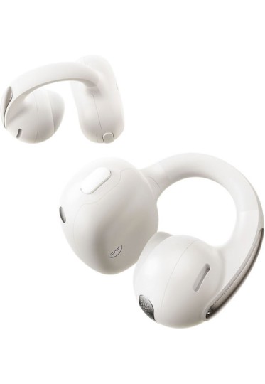 Baseus Bowie MC1 Open Ear Bluetooth Handsfree Ακουστικά με Αντοχή στον Ιδρώτα και Θήκη Φόρτισης Λευκά