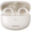Baseus Bowie MC1 Open Ear Bluetooth Handsfree Ακουστικά με Αντοχή στον Ιδρώτα και Θήκη Φόρτισης Λευκά