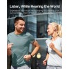 Baseus Bowie MC1 Open Ear Bluetooth Handsfree Ακουστικά με Αντοχή στον Ιδρώτα και Θήκη Φόρτισης Λευκά