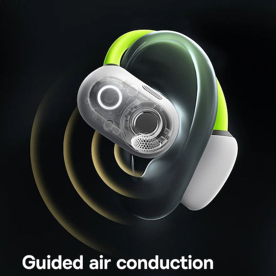 Baseus Eli Sport 1 PM20A Open Ear Bluetooth Handsfree Ακουστικά με Αντοχή στον Ιδρώτα και Θήκη Φόρτισης Μαύρα