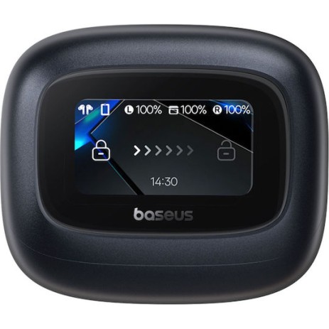 Baseus Bowie M2s Ultra In-ear Bluetooth Handsfree Ακουστικά με Θήκη Φόρτισης Μαύρα