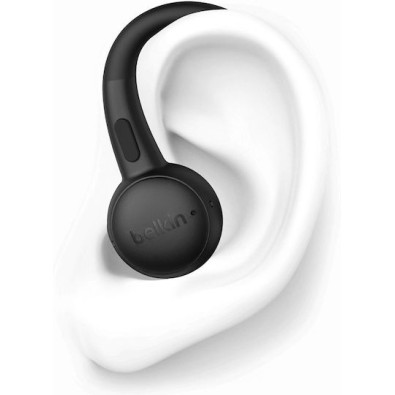 Belkin SoundForm ActiveFit In-ear Bluetooth Handsfree Ακουστικά με Αντοχή στον Ιδρώτα και Θήκη Φόρτισης Μαύρα