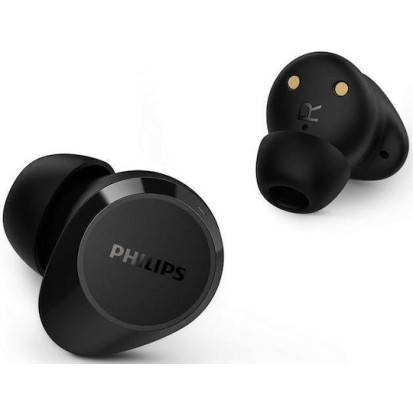 Philips TAT1209 In-ear Bluetooth Handsfree Ακουστικά με Αντοχή στον Ιδρώτα και Θήκη Φόρτισης Μαύρα