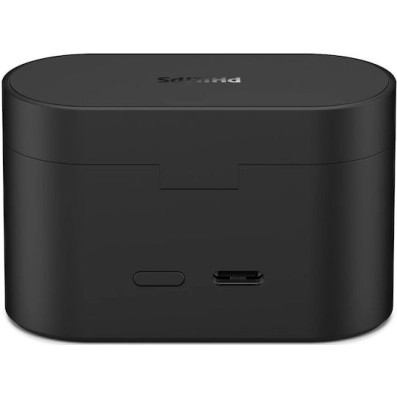 Philips TAT6000 In-ear Bluetooth Handsfree Ακουστικά με Αντοχή στον Ιδρώτα και Θήκη Φόρτισης Μαύρα