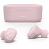Belkin Soundform Play True In-ear Bluetooth Handsfree Ακουστικά με Αντοχή στον Ιδρώτα και Θήκη Φόρτισης Ροζ