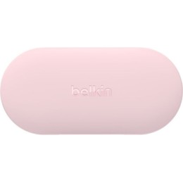 Belkin Soundform Play True In-ear Bluetooth Handsfree Ακουστικά με Αντοχή στον Ιδρώτα και Θήκη Φόρτισης Ροζ