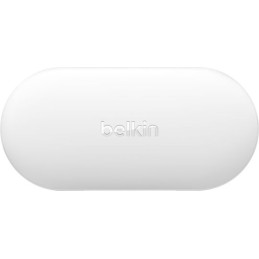 Belkin Soundform Play True In-ear Bluetooth Handsfree Ακουστικά με Αντοχή στον Ιδρώτα και Θήκη Φόρτισης Λευκά