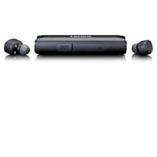 Lenco EPB-440 In-ear Bluetooth Handsfree Ακουστικά με Αντοχή στον Ιδρώτα και Θήκη Φόρτισης Μαύρα
