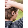 Lenco EPB-440 In-ear Bluetooth Handsfree Ακουστικά με Αντοχή στον Ιδρώτα και Θήκη Φόρτισης Μαύρα