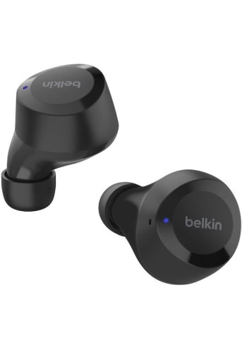 Belkin Soundform Bolt Earbud Bluetooth Handsfree Ακουστικά με Αντοχή στον Ιδρώτα και Θήκη Φόρτισης Μαύρα