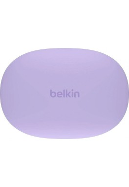 Belkin Soundform Bolt Earbud Bluetooth Handsfree Ακουστικά με Αντοχή στον Ιδρώτα και Θήκη Φόρτισης Lavender