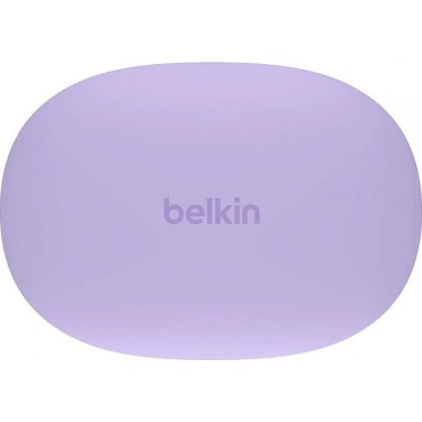 Belkin Soundform Bolt Earbud Bluetooth Handsfree Ακουστικά με Αντοχή στον Ιδρώτα και Θήκη Φόρτισης Lavender