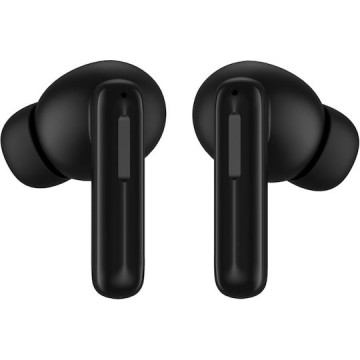 Boompods Bassline Hush In-ear Bluetooth Handsfree Ακουστικά με Αντοχή στον Ιδρώτα και Θήκη Φόρτισης Μαύρα