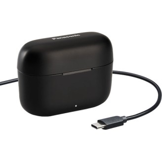 Panasonic B110W In-ear Bluetooth Handsfree Ακουστικά με Αντοχή στον Ιδρώτα και Θήκη Φόρτισης Μαύρα