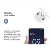 Belkin SoundForm Motion In-ear Bluetooth Handsfree Ακουστικά με Αντοχή στον Ιδρώτα και Θήκη Φόρτισης Λευκά