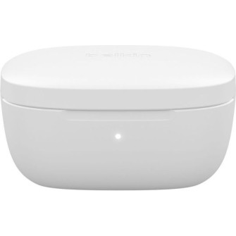 Belkin SoundForm Motion In-ear Bluetooth Handsfree Ακουστικά με Αντοχή στον Ιδρώτα και Θήκη Φόρτισης Λευκά