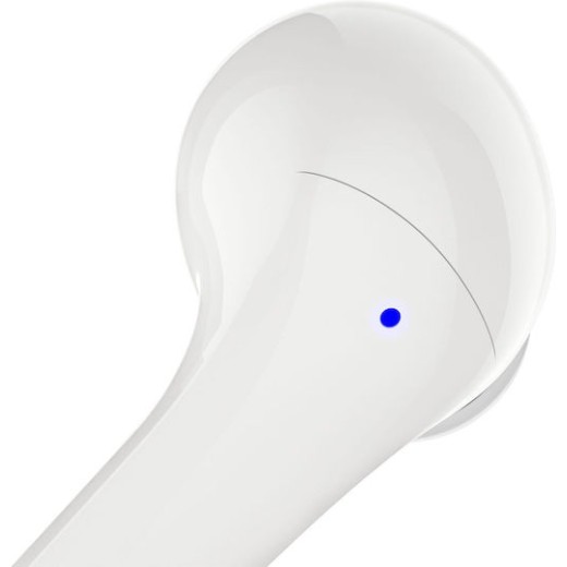 Belkin SoundForm Motion In-ear Bluetooth Handsfree Ακουστικά με Αντοχή στον Ιδρώτα και Θήκη Φόρτισης Λευκά