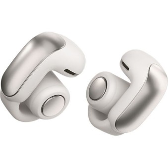 Bose Ultra Open Earbuds Bluetooth Handsfree Ακουστικά με Αντοχή στον Ιδρώτα και Θήκη Φόρτισης White Smoke