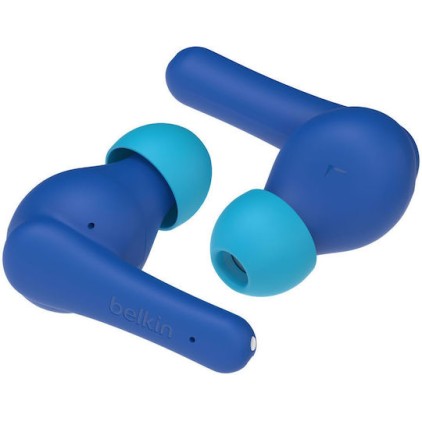 Belkin SoundForm Nano 2 In-ear Bluetooth Handsfree Ακουστικά με Αντοχή στον Ιδρώτα και Θήκη Φόρτισης Μπλε