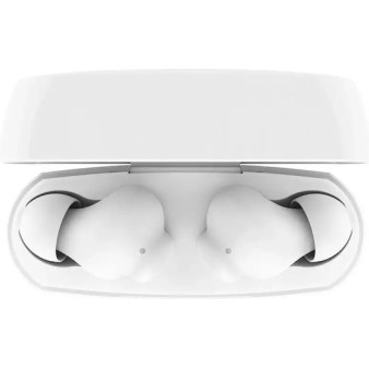Belkin SoundForm Rhythm In-ear Bluetooth Handsfree Ακουστικά με Αντοχή στον Ιδρώτα και Θήκη Φόρτισης Λευκά