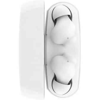 Belkin SoundForm Rhythm In-ear Bluetooth Handsfree Ακουστικά με Αντοχή στον Ιδρώτα και Θήκη Φόρτισης Λευκά