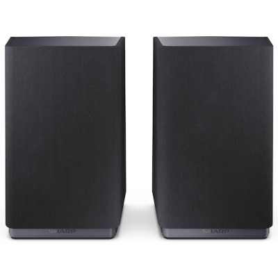 Sharp Aquos Αυτοενισχυόμενα Ηχεία με Wi-Fi & Bluetooth 40W (Ζεύγος) Μαύρα