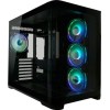 LC-Power Gaming 8001B Pro-Storm Light Midi Tower Κουτί Υπολογιστή με Πλαϊνό Παράθυρο και RGB Φωτισμό Μαύρο